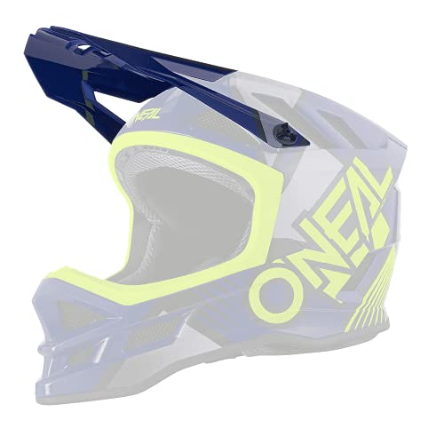 O'NEAL | Ersatzschirm Mountainbike-Helm | Motocross MX Enduro | Ersatzschirm für Blade Polyacryl Helm Delta | Blade Polyacrylite Helmet Delta | Erwachsene | Blau Neon-Gelb | One Size von O'NEAL
