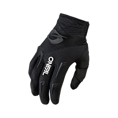 O'NEAL | Fahrrad- & Motocross-Handschuhe | Kinder | MX MTB DH FR Downhill Freeride | Langlebige, Flexible Materialien, belüftete Handinnenfläche | Element Youth Glove | Schwarz Weiß | Größe S 3/4 von O'NEAL