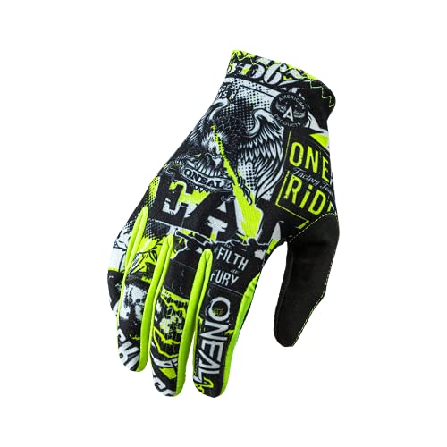 O'NEAL | Fahrrad- & Motocross-Handschuhe | Kinder | MX MTB DH FR Downhill Freeride | Langlebige, Flexible Materialien, belüftete Handoberseite | Matrix Youth Glove Attack | Bunt | Größe S von O'NEAL
