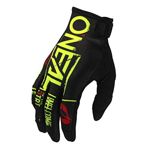O'NEAL | Fahrrad- & Motocross-Handschuhe | Kinder | MX MTB DH FR | Langlebige, Flexible Materialien, belüftete Handoberseite | Mayhem Youth Glove Attack V.23 | Schwarz Neon-Gelb | Größe S von O'NEAL