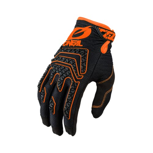 O'NEAL | Fahrrad- & Motocross-Handschuhe | MX MTB DH FR Downhill Freeride | Langlebige, Flexible Materialien, Silikonprint für Grip | Sniper Elite Glove | Erwachsene | Schwarz Orange | Größe XXL von O'NEAL