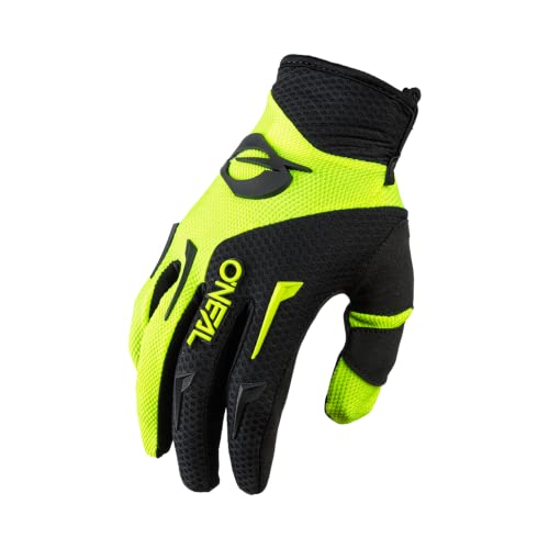 O'NEAL | Fahrrad- & Motocross-Handschuhe | MX MTB DH FR Downhill Freeride | Langlebige, Flexible Materialien, belüftete Handinnenfäche | Element Glove | Herren | Schwarz Neon-Gelb | Größe M von O'NEAL