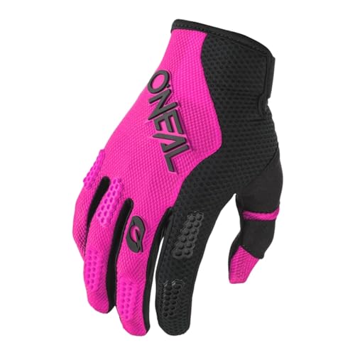 O'NEAL | Fahrrad- & Motocross-Handschuhe | MX MTB DH FR Downhill Freeride | Langlebige, Flexible Materialien, belüftete Handinnenfäche | Women's Element Glove | Damen | Schwarz Pink | Größe L von O'NEAL