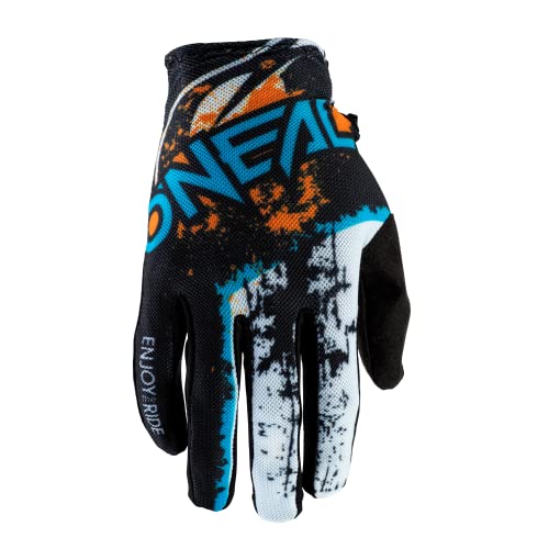 O'NEAL | Fahrrad- & Motocross-Handschuhe | MX MTB DH FR Downhill Freeride | Langlebige, Flexible Materialien, belüftete Handoberseite | Matrix Glove Impact | Erwachsene | Schwarz Orange | Größe L von O'NEAL