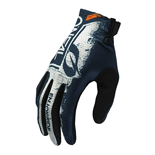 O'NEAL | Fahrrad- & Motocross-Handschuhe | MX MTB DH FR | Langlebige, Flexible Materialien, belüftete Handoberseite | Matrix Glove Shocker V.23 | Erwachsene | Blau Orange | Größe L von O'NEAL