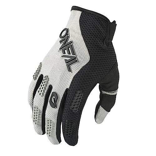 O'NEAL | Fahrrad- & Motocross-Handschuhe | MX MTB FR Downhill | Passform, Luftdurchlässiges Material | Element Glove RACEWEAR V.24 | Erwachsene | Schwarz Grau | Größe S von O'NEAL