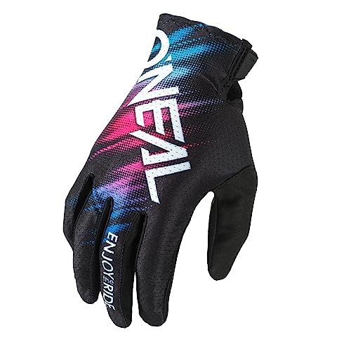 O'NEAL | Fahrrad- & Motocross-Handschuhe | MX MTB FR Downhill | Passform, Luftdurchlässiges Material | Matrix Youth Glove Voltage V.24 | Erwachsene | Schwarz Multi | Größe S von O'NEAL