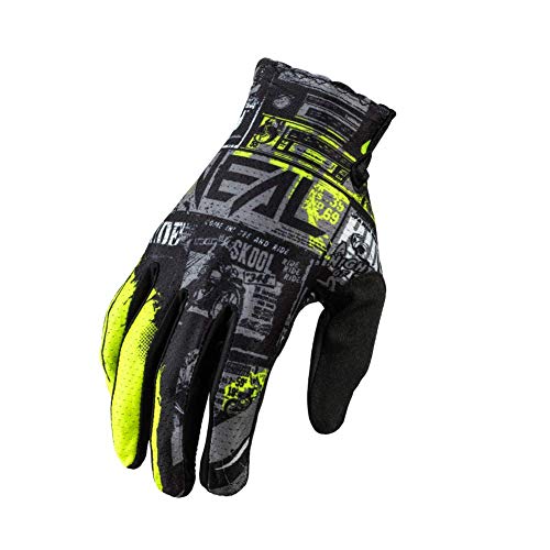 O'NEAL | Handschuh Fahrrad Motocross | MX MTB DH FR Downhill Freeride | Langlebige, Flexible Materialien, belüftete Handoberseite | Matrix Glove | Erwachsene | Schwarz Neon-Gelb | Größe S von O'NEAL