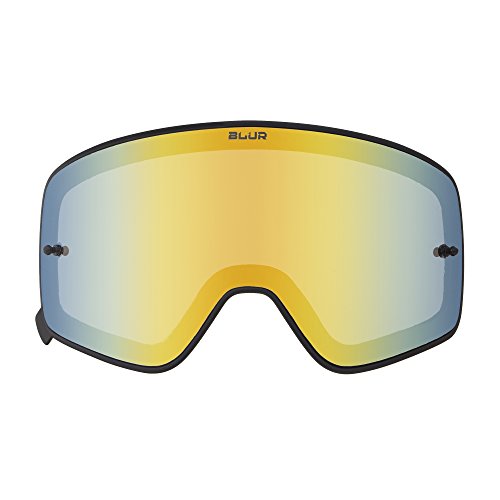 O'NEAL | Motocross-Brillen-Ersatzteile | Motorrad Enduro | Hochwertige & schlagfeste Linse mit 100% UVA/B/C Schutz, Anti-Reflexionsbeschichtung | B 50 Goggle Spare Lens | Radium RED von O'NEAL