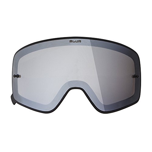 O'NEAL | Motocross-Brillen-Ersatzteile | Motorrad Enduro | Hochwertige & schlagfeste Linse mit 100% UVA/B/C Schutz, Anti-Reflexionsbeschichtung | B 50 Goggle Spare Lens | Silber von O'NEAL