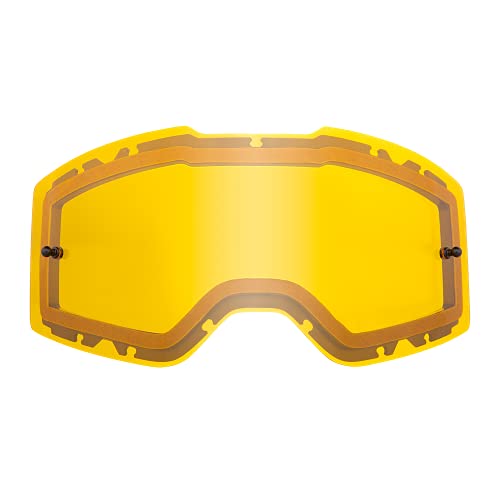 O'NEAL | Motocross-Brillen-Ersatzteile | Motorrad Enduro | Kratzfeste Ersatzlinse für die B-20 & B-30 Goggle inklusive Antibeschlag Beschichtung | B-20 & B-30 Goggle Spare Lens | Gelb | One Size von O'NEAL