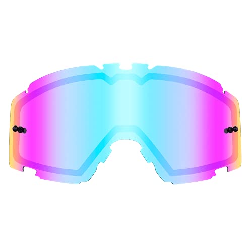 O'NEAL | Motocross-Brillen-Ersatzteile | Motorrad Enduro | Linse für maximale Lichtdurchlässigkeit, 100% UV Schutz, garantiert beschlagfreie Sicht | B-30 Goggle Spare Lens | Radium Blau | One Size von O'NEAL