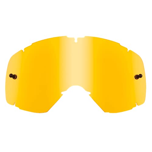 O'NEAL | Motocross-Brillen-Ersatzteile | Motorrad Enduro | Linse für maximale Lichtdurchlässigkeit, 100% UV Schutz, garantiert beschlagfreie Sicht | B-30 Youth Spare Lens | Gelb | One Size von O'NEAL