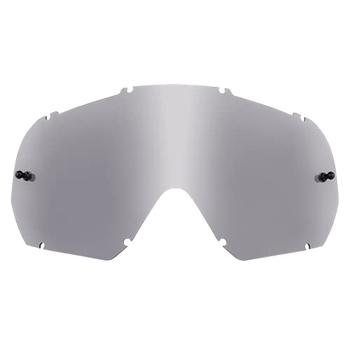O'NEAL | Motocross-Brillen-Ersatzteile | Motorrad Enduro | Maximale Lichtdurchlässigkeit bei allen Bedingungen, 1,2 mm starke Linse mit 100% UV Schutz | B-10 Goggle Spare Lens | Grau | One Size von O'NEAL
