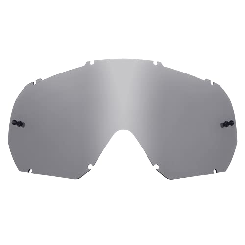 O'NEAL | Motocross-Brillen-Ersatzteile | Motorrad Enduro | Maximale Lichtdurchlässigkeit bei allen Bedingungen, 1,2 mm starke Linse mit 100% UV Schutz | B-10 Goggle Spare Lens | Silber Mirror von O'NEAL