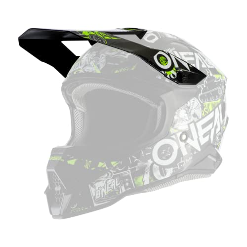 O'NEAL | Motocross-Helm | Motocross Enduro |, ABS Schale, Lüftungsöffnungen für optimale Belüftung & Kühlung | 3SRS Helmet Attack 2.0 | Erwachsene von O'NEAL