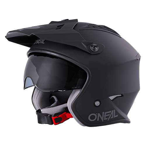 O'NEAL | Motorradhelm | Enduro Adventure Street |ABS-Schale, integrierte Sonnenblende | Volt Helmet SOLID | Erwachsene | Schwarz | Größe L von O'NEAL