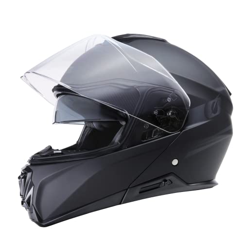 O'NEAL | Motorradhelm | Enduro Touring Adventure Street | Guter Fit, Pinlock und Bluetooth fähig, integrierte Sonnenblende | M-SRS Helmet Solid V.22 | Erwachsene | Schwarz | Größe XXL von O'NEAL
