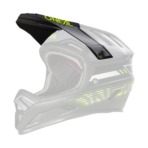O'NEAL | Mountainbike-Ersatzteile | MTB Motocross | Ersatzschirm für den BACKFLIP Helmet ECLIPSE V.23 | Spare Visor BACKFLIP Helmet ECLIPSE V.23 | Grau Neon-Gelb | One Size von O'NEAL
