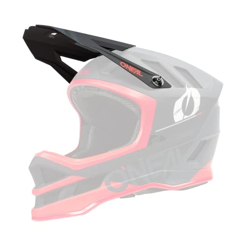 O'NEAL | Mountainbike-Ersatzteile | MTB Motocross | Ersatzschirm für den Blade Polyacrylite Helmet Haze V.23 | Spare Visor Blade Polyacrylite Helmet Haze V.23 | Schwarz Rot | One Size von O'NEAL