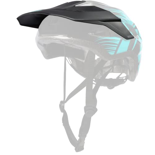 O'NEAL | Mountainbike-Ersatzteile | MTB Motocross | Ersatzschirm für den Matrix Helmet Split V.23 | Spare Visor Matrix Helmet Split V.23 | Schwarz Teal | XS/S/M (54-58 cm) von O'NEAL