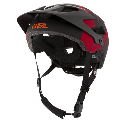 O'NEAL | Mountainbike-Helm | Enduro All-Mountain | Belüftungsöffnungen für Kühlung, Polster waschbar, Sicherheitsnorm EN1078 | Helmet Defender Nova | Erwachsene | Rot Orange | Größe L XL von O'NEAL