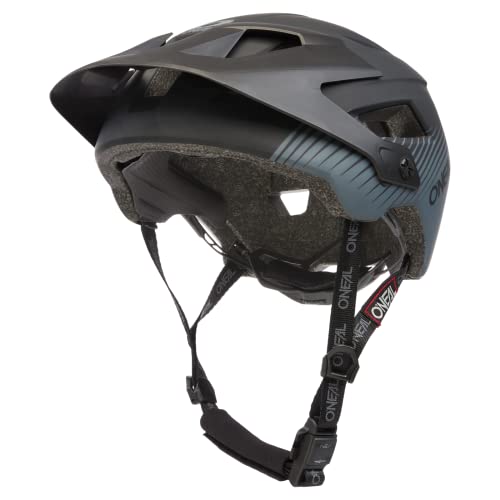 O'NEAL | Mountainbike-Helm | Enduro All-Mountain | Belüftungsöffnungen zur Kühlung, Polster waschbar, Robustes ABS | Helmet Defender Grill V.22 | Erwachsene | Schwarz Grau | Größe XS-M von O'NEAL