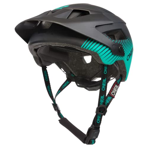 O'NEAL | Mountainbike-Helm | Enduro All-Mountain | Belüftungsöffnungen zur Kühlung, Polster waschbar, Robustes ABS | Helmet Defender Grill V.22 | Erwachsene | Schwarz Grün | Größe XS-M von O'NEAL