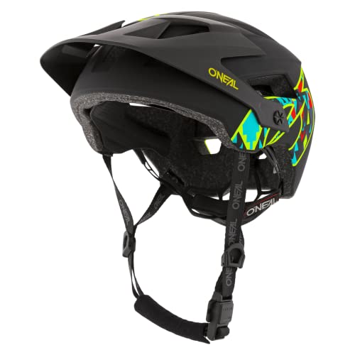 O'NEAL | Mountainbike-Helm | Enduro All-Mountain | Belüftungsöffnungen zur Kühlung, Polster waschbar, Robustes ABS | Helmet Defender Muerta | Erwachsene | Schwarz | Größe L XL von O'NEAL
