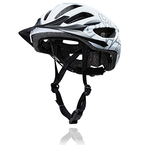 O'NEAL | Mountainbike-Helm | Enduro All-Mountain | Effizientes Ventilationssystem, Größenverstellsystem| Helmet Q RL V.22 | Erwachsene (Weiß, Groß) von O'NEAL