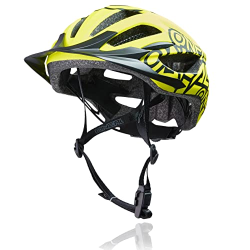 O'NEAL | Mountainbike-Helm | Enduro All-Mountain | Effizientes Ventilationssystem, Größenverstellsystem| Helmet Q RL V.22 | Erwachsene | Neon-Gelb | XS/M von O'NEAL