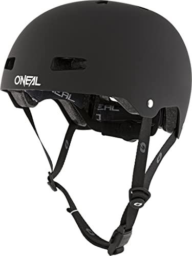 O'NEAL | Mountainbike-Helm | Enduro All-Mountain | Lüftungsöffnungen zur Belüftung & Kühlung, Größenverstellsystem, Zone Flex-Technologie| Helmet Dirt Lid ZF Solid | Erwachsene | Schwarz| Größe L XL von O'NEAL
