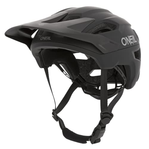 O'NEAL | Mountainbike-Helm | Enduro All-Mountain | Lüftungsöffnungen zur Belüftung & Kühlung Größenverstellsystem, Robustes ABS | Helmet Trailfinder Solid | Erwachsene | Schwarz | Größe S/M von O'NEAL