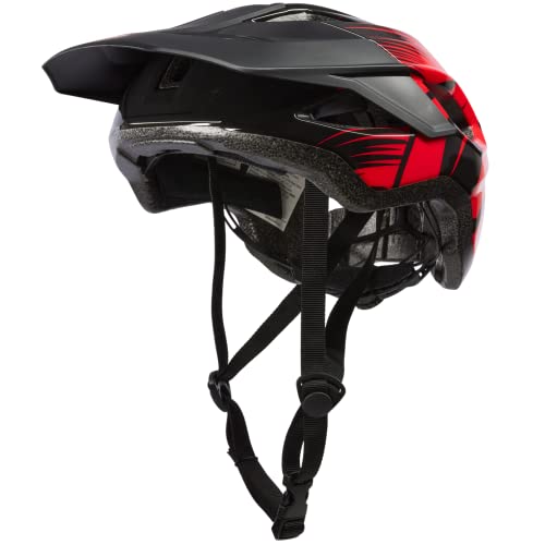 O'NEAL | Mountainbike-Helm | Enduro All-Mountain | Verschmolzene innere EPS & Außenschale für bessere Langlebigkeit | Matrix Helmet Split V.23 | Erwachsene | Schwarz/Rot | XS/S/M (54-58 cm) von O'NEAL