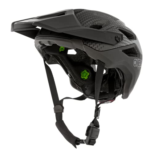 O'NEAL | Mountainbike-Helm | Enduro Trail Downhill | Polycarbonat Konstruktion, Schweißabsorbierendes Innenfutter, Robustes ABS | Helmet Pike IPX® Solid | Erwachsene (Schwarz, Groß) von O'NEAL