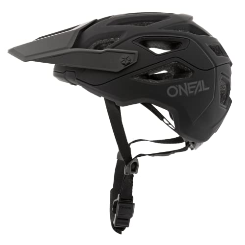 O'NEAL | Mountainbike-Helm | Enduro Trail Downhill | Schweißabsorbierendes Innenfutter, Schale aus robustem ABS | Helmet Pike Solid | Erwachsene | Schwarz Grau | Größe S/M von O'NEAL