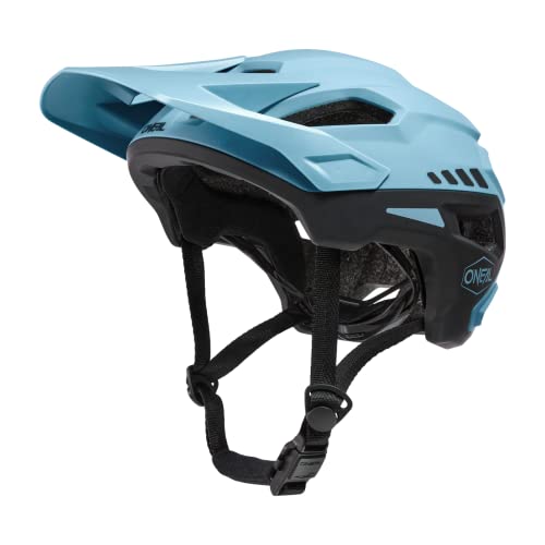 O'NEAL | Mountainbike-Helm | MTB All-Mountain | Übertrifft die Sicherheitsnormen EN1078 & CPSC für Fahrradhelme | TRAILFINDER Helmet Split | Erwachsene | Eisblau/Schwarz | L/XL (59-63 cm) von O'NEAL