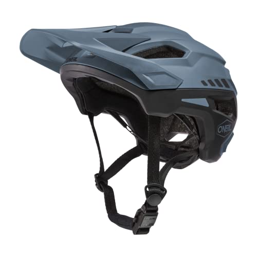 O'NEAL | Mountainbike-Helm | MTB All-Mountain | Verschmolzene innere EPS & Außenschale für bessere Langlebigkeit | TRAILFINDER Helmet Split | Erwachsene | Grau/Schwarz | S/M (54-58 cm) von O'NEAL
