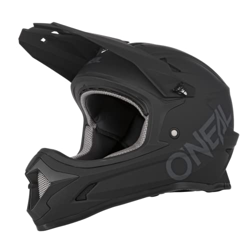 O'NEAL | Mountainbike-Helm | MTB Downhill | Nach Robustes ABS, Ventilationsöffnungen für Luftstrom & Kühlung, ABS Außenschale | SONUS Helmet SOLID | Erwachsene | Schwarz | Größe S von O'NEAL