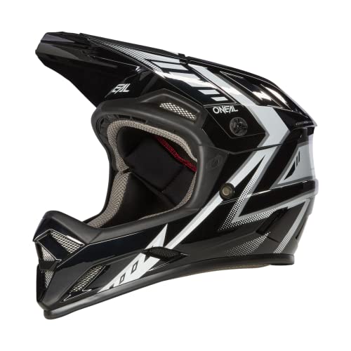 O'NEAL | Mountainbike-Helm | MTB Downhill |Robustes ABS, Ventilationsöffnungen für Luftstrom & Kühlung, ABS Außenschale | Backflip Helmet Knox V.23 | Erwachsene | Schwarz Weiß | L von O'NEAL