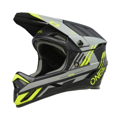 O'NEAL | Mountainbike-Helm | MTB Downhill |Robustes ABS, Ventilationsöffnungen für Luftstrom & Kühlung, ABS Außenschale | Backflip Helmet Strike V.23 | Erwachsene | Schwarz Neon-Gelb | L von O'NEAL