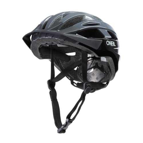 O'NEAL | Mountainbike-Helm | Urban Trail Riding | Leichtgewicht: nur 310g, große Ventilatoren zur Belüftung, Robustes ABS | Helmet Outcast Split V.22 | Erwachsene | Schwarz Grau | L/XL von O'NEAL