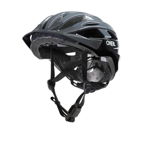 O'NEAL | Mountainbike-Helm | Urban Trail Riding | Leichtgewicht: nur 310g, große Ventilatoren zur Belüftung, Robustes ABS | Helmet Outcast Split V.22 | Erwachsene | Schwarz Grau | L/XL von O'NEAL