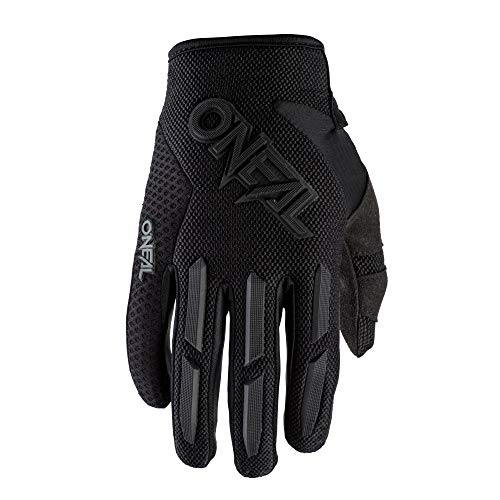 O'NEAL | Fahrrad- & Motocross-Handschuhe | Kinder | MX MTB Mountainbike | Verstellbarer Klettverschluss, Vorgeformte Passform Element Youth Glove | Schwarz | Größe L von O'NEAL