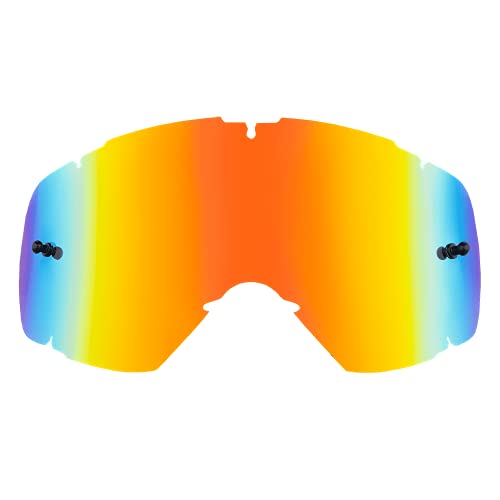 O'NEAL | Motocross-Brillen-Ersatzteile | Motorrad Enduro | Linse für maximale Lichtdurchlässigkeit, 100% UV Schutz, garantiert beschlagfreie Sicht | B-30 Youth Spare Lens | Radium Rot | One Size von O'NEAL