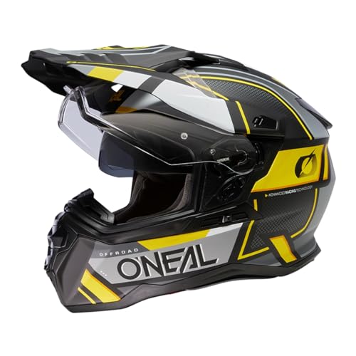 O'Neal Unisex-Adult Helmet, Black/Gray/neon Yellow, S von O'NEAL