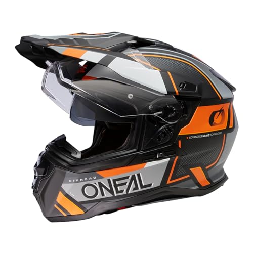 O'Neal Unisex-Adult Helmet, Black/Gray/orange, XS von O'NEAL