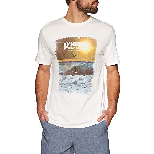 O'NEILL LM Surf T-Shirt, kurzärmelig, Herren XS Weiß (Powder White) von O'Neill
