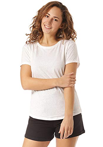 O'NEILL Damen Lw Essentials Mj T-Shirt mit kurzen Ärmeln, Weiß (Powder White), XL von O'Neill