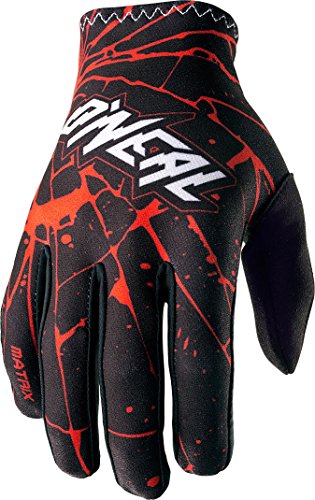 O'Neal Matrix Handschuhe Enigma Schwarz Rot MX MTB DH Motocross Enduro Offroad, 0388M-3, Größe L von O'NEAL